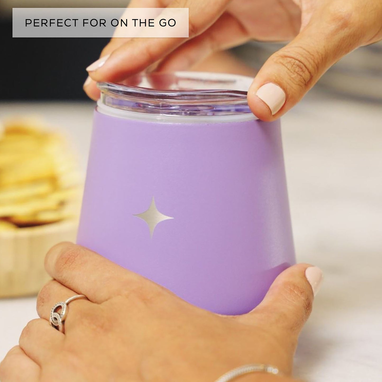 JoyJolt Vacuum Insulated Stemless Wine Tumbler