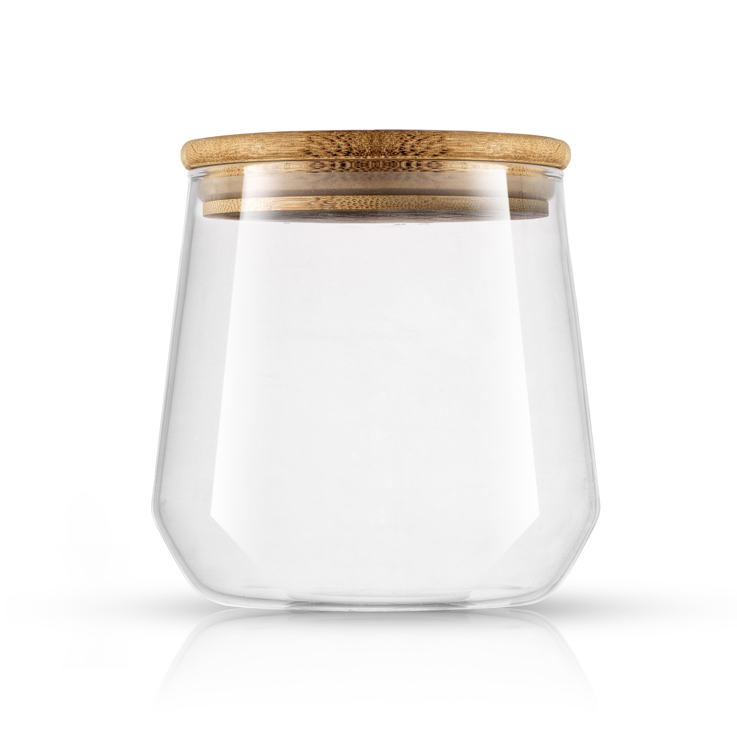 JoyFul Glass Jar with Airtight Bamboo Lid