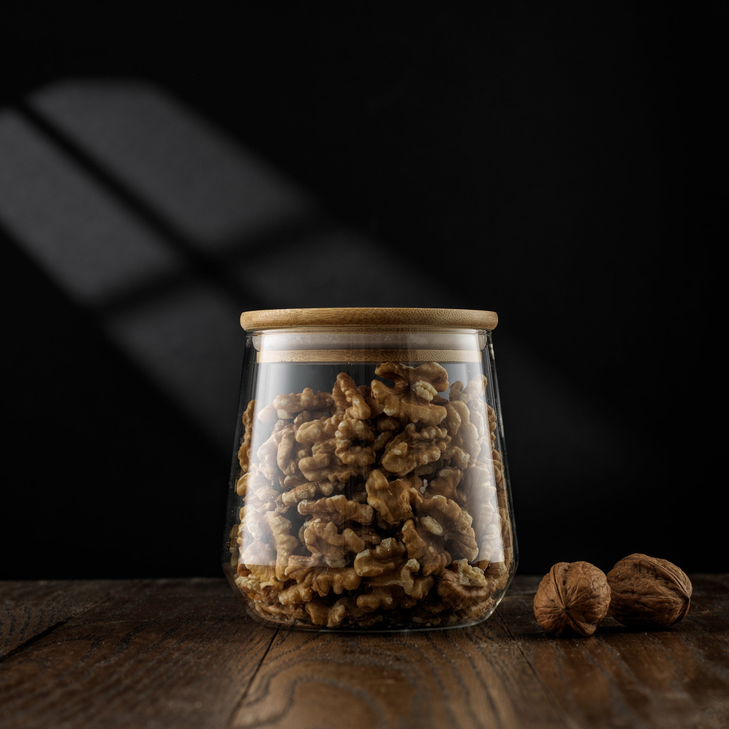 JoyFul Glass Jar with Airtight Bamboo Lid