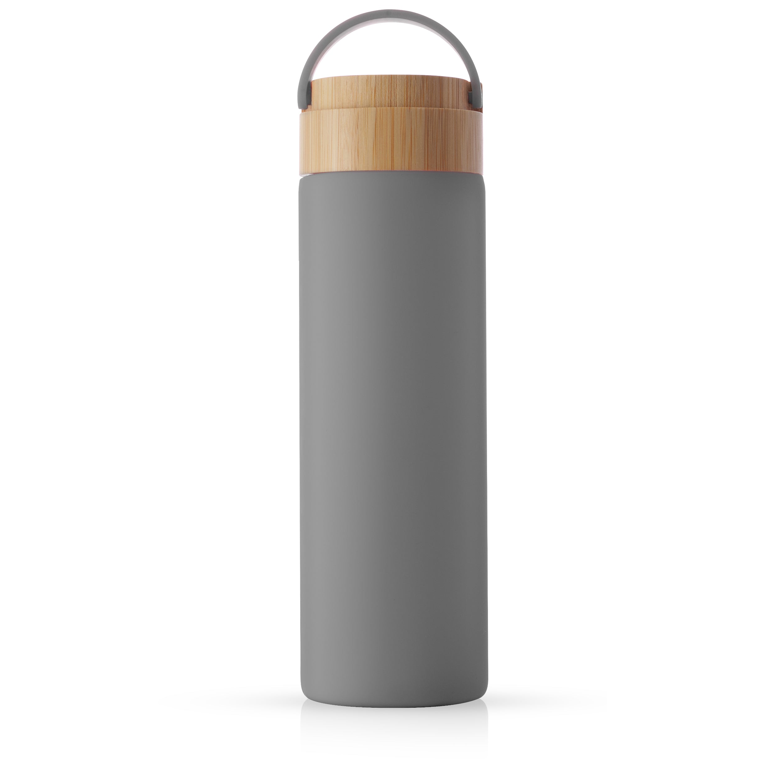 JoyJolt Glass Water Bottle with Strap and Silicone Sleeve