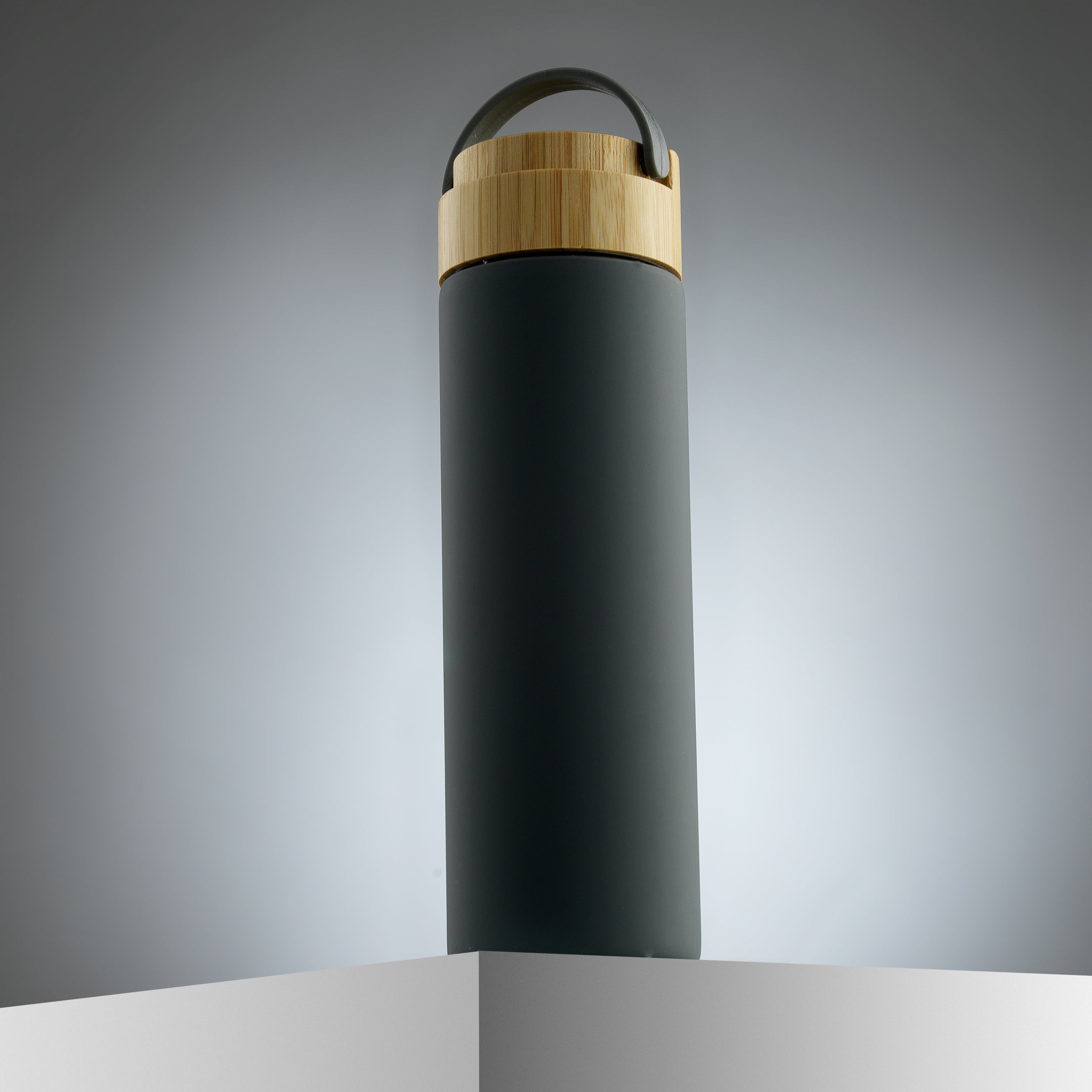 JoyJolt Glass Water Bottle with Strap and Silicone Sleeve