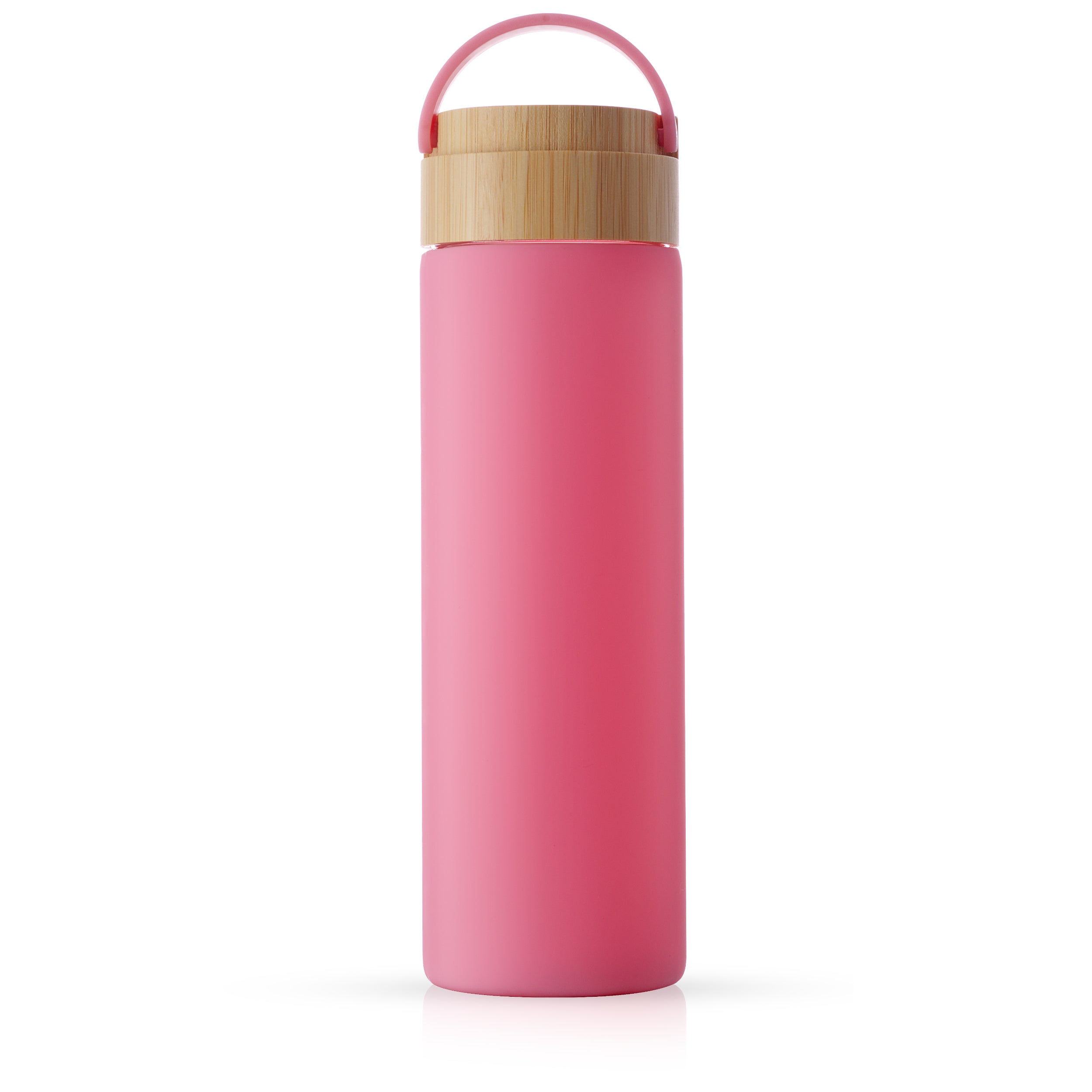 JoyJolt Glass Water Bottle with Strap and Silicone Sleeve