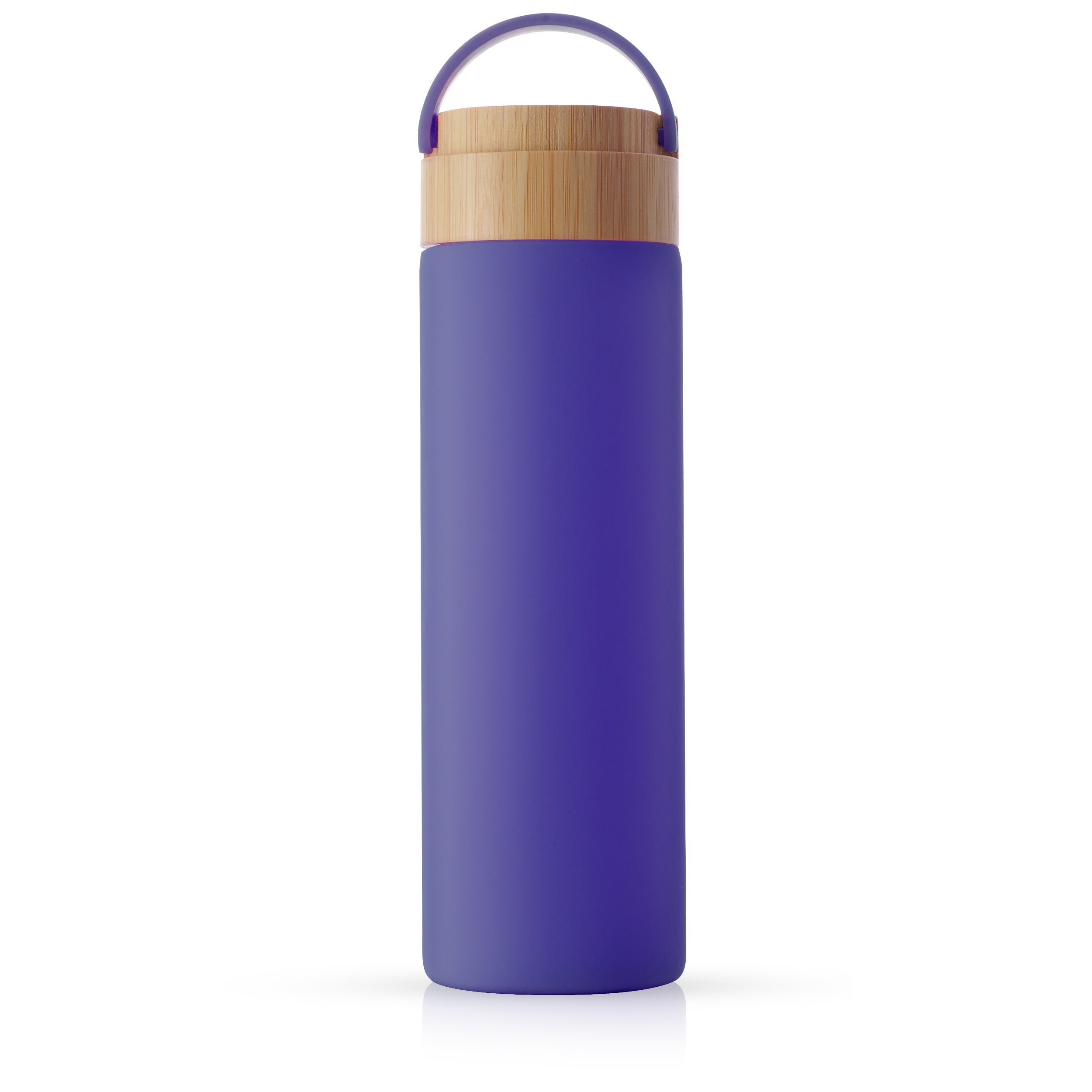 JoyJolt Glass Water Bottle with Strap and Silicone Sleeve