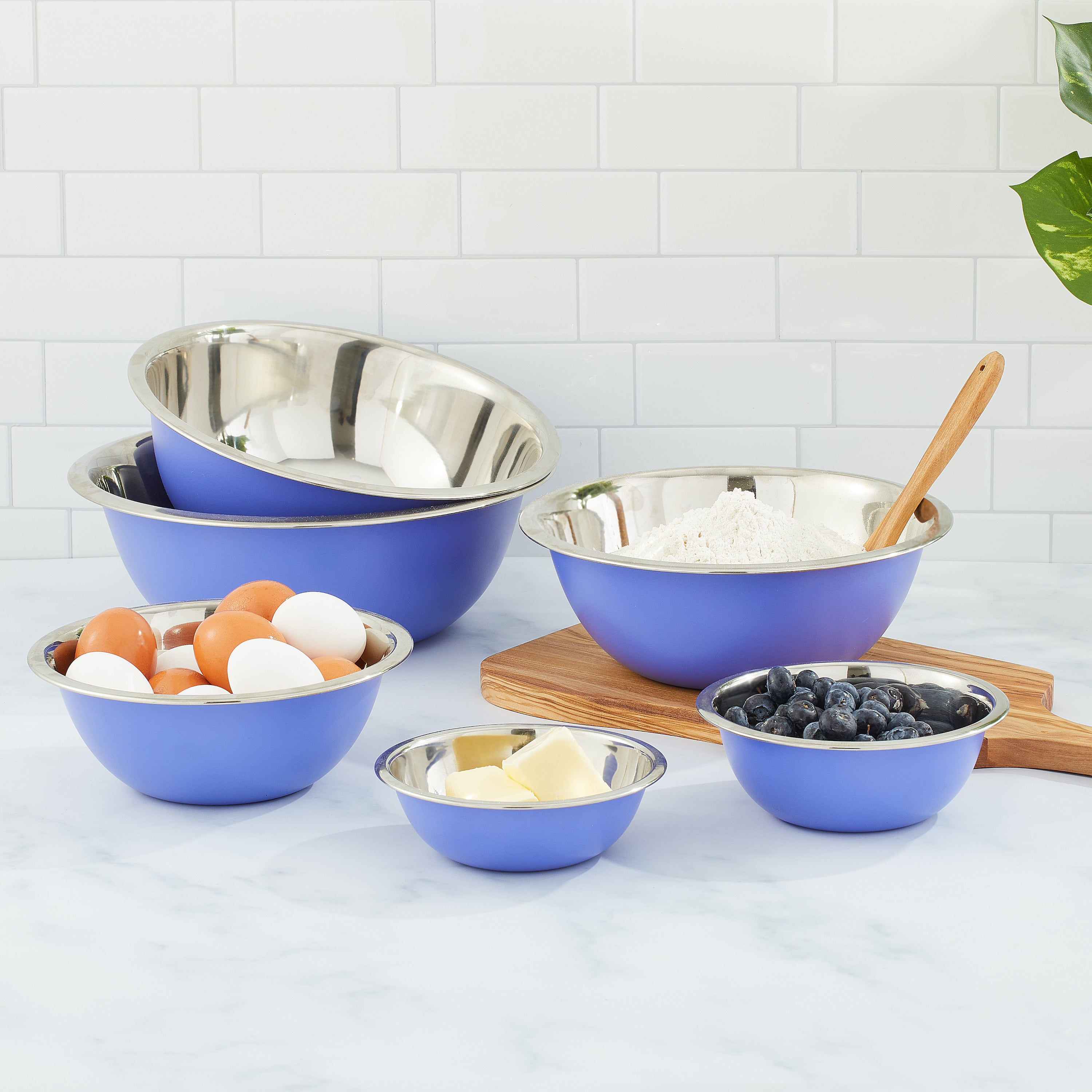 JoyJolt Stainless Steel Mixing Bowl Set - Thumbnail 5